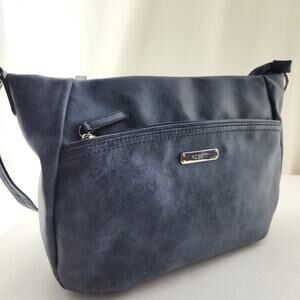 ROSETTI  Distressed Blue Satchel Shoulder Bag Good Pre-owned Condition